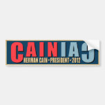 CAINiac pour Herman Caïn Autocollant Pour Voiture