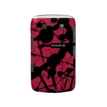 Caisse audacieuse de Blackberry d'abrégé sur rose  Coque Case-Mate Blackberry