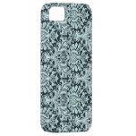Caisse bleue de la damassé iphone5 d'Aqua chic vin Coques iPhone 5