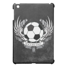 Caisse de ballon de football à ailes par papa gris
