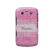 Caisse de Blackberry personnalisée par damassé gru Coque Blackberry
