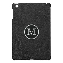 Caisse de fantaisie de cuir de Faux de noir de mon