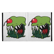 caisse de folio d'ipad de petit gâteau de zombi étuis iPad folio