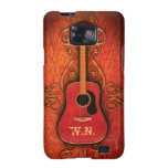Caisse de galaxie de Samsung de guitare de pays Étui Samsung Galaxy S2