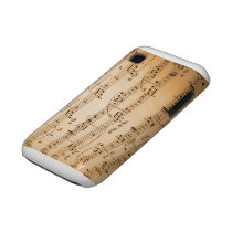 Caisse de la galaxie S de Samsung de notes musical Coques Samsung Galaxy
