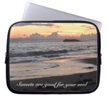 Caisse d'ordinateur portable de coucher du soleil  housse pour  ordinateur portable