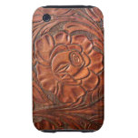 Caisse en cuir usinée de téléphone de S Coque iPhone 3 Tough