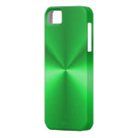 Caisse métallique verte brillante de l'iPhone 5 Étui iPhone 5