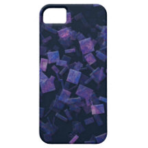 Caisse pourpre bleue abstraite de téléphone de car coque iPhone 5