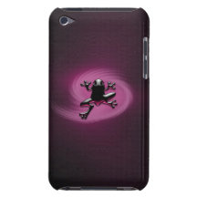 Caisse pourpre de contact d'iPod de Froggy Coques Barely There iPod
