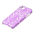 Caisse pourpre foncée de l'iPhone 5 de damassé Coque iPhone 5 Case-Mate