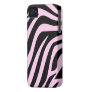 Caisse rose et noire de l'iPhone 4s d'impression d coques case-mate
