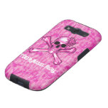 Caisse rose lumineuse de galaxie de Samsung de crâ