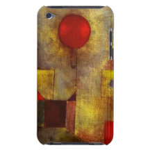 Caisse rouge de contact d'iPod de ballon de Paul K Coque Barely There iPod
