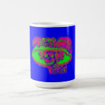Calavera Catrina dans la tasse de couleur