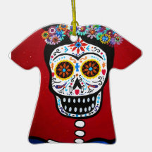 CALAVERA mexicain Dia de los Muertos Ornament Ornement De Noël