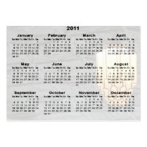 Calendrier de poche de plafond de bidon cartes de visite professionnelles