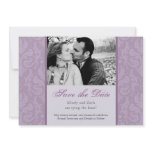 Calibre d'invitation de mariage de photo