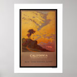 Californië. Het Land van de Vakantie van Amerika Posters