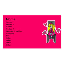 Call_Me_Queen Modèle De Carte De Visite