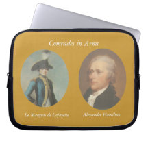 Camarades dans des bras housse ordinateur portable
