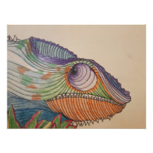 Caméléon Impression Photo