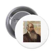 Camille Pissarro - autoportrait 1873 d'autoportrai Badge Avec Épingle