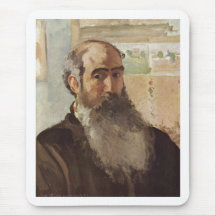 Camille Pissarro - autoportrait 1873 d'autoportrai Tapis De Souris