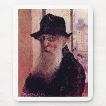 Camille Pissarro - autoportrait 1903 d'autoportrai Tapis De Souris