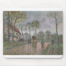 Camille Pissarro - car d'huile de Louveciennes 187 Tapis De Souris
