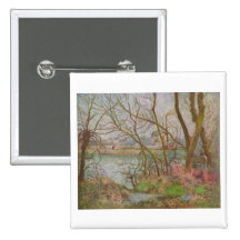 Camille Pissarro - enregistreurs Pontoise gris 187 Pin's Avec Agrafe