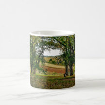 Camille Pissarro - huile d'Osny 1873 d'arbres de c Mug