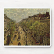 Camille Pissarro - huile du ressort 1897 de Bd. de Tapis De Souris