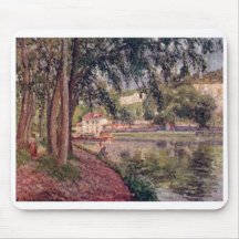Camille Pissarro - lac 1902 tree de chemin de remo Tapis De Souris