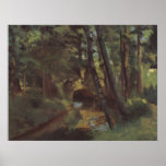 Camille Pissarro - petit pont de Pontoise 1875 Poster