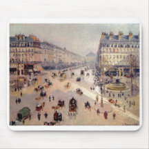 Camille_Pissarro - toile d'huile de l'opéra 1898 d Tapis De Souris