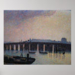 Camille Pissarro - vieux pont de Chelsea Londres 1 Poster