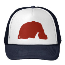 Camionneur de bloc de circuit d'éléphant casquettes de camionneur