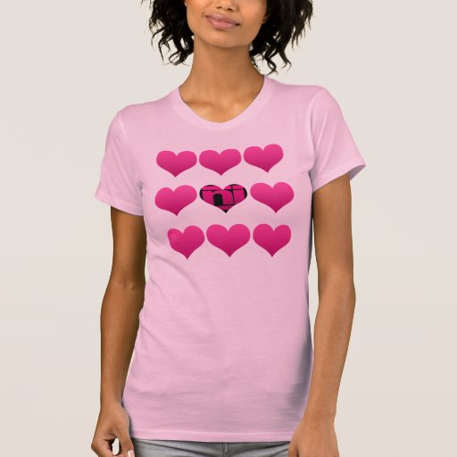 camisole de coeur du NU T-shirt