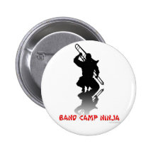 Camp Ninja de bande Pin's Avec Agrafe