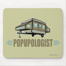 Camping drôle tapis de souris