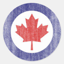 CANADA RONDE STICKERS