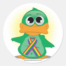 Canard de ruban de LGBTQ Autocollants