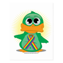 Canard de ruban de LGBTQ Carte Postale