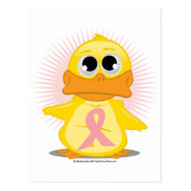 Canard de ruban de pêche cartes postales