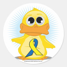 Canard de ruban de syndrome de Down Adhésif