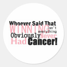 Cancer Autocollants Ronds