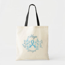 Cancer de la prostate de force d'amour de foi d'es sac