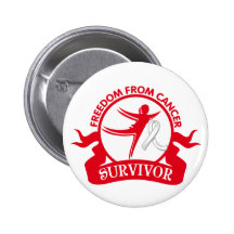 Cancer de l'os - absence de survivant de Cancer Pin's Avec Agrafe