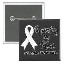 Cancer de l'os soutenant mon héros badges